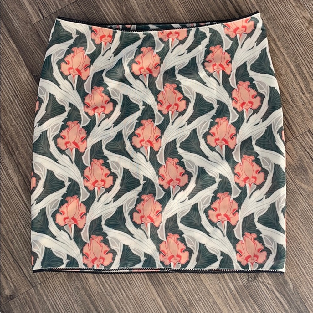 Floral Print Skirt